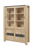 Vitrine-Hermes-sans-eclairage-decor-spring-oak-grey-rock-141cm-Bauwens-GBO