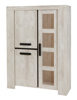 Vitrine-Ibe-decor-bois-nordic-oak-sans-eclairage-126cm-GBO