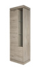 Vitrine-KV1L-Etna-decor-chene-gris-clair-marbre-K542-66cm-Evan