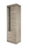 Vitrine-KV1R-Etna-decor-chene-gris-clair-marbre-K542-66cm-Evan