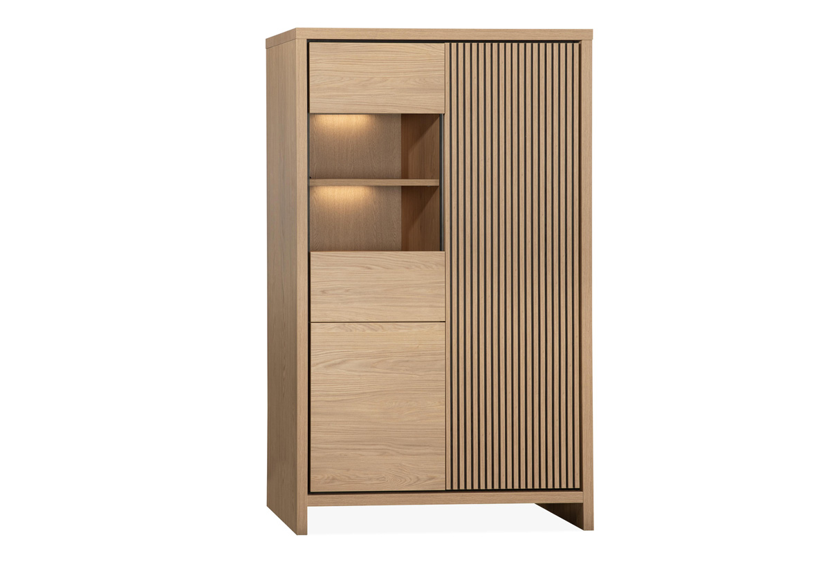 Vitrine-Levanzo-lamulux-blond-oak-113cm-Maxfurn