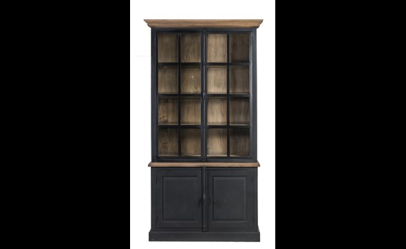 Vitrine-Melinda-102-old-black-teak-veneer-130cm-Lee-Lewis