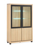 Vitrine-Nice-melamine-chene-wellington+noir-01-Alcos