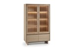 Vitrine-Nubi-2portes-vitrées-2tiroirs-mountain-ash-De-Eiken-Zetel-01
