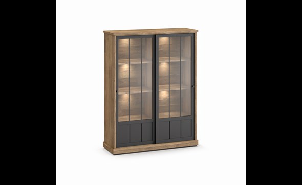 Vitrine-Patio-BAR1-K674-old-teak-black-front-Evan