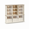 Vitrine-Patio-DR1GL+WV6-bois-lariks-old-teak-K468-Evan