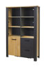 Vitrine-Pedro-sans-eclairage-decor-french-oak-115cm-GBO