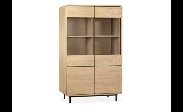 Vitrine-Redford-blond-oak-Maxfurn