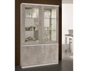 Vitrine-Roma-decor-laque-blanc-beton-115cm-Alcos