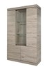 Vitrine-V1-Etna-decor-chene-gris-clair-marbre-K542-125cm-Evan
