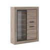 Vitrine-Wim-decor-bois-125cm-Dullaert