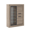 Vitrine-Wim-decor-bois-125cm-Dullaert