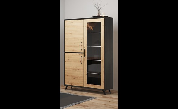 Vitrine-Wiva-decor-bois-portland-116cm-Divaco