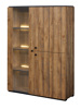 Vitrine-avec-eclairage-Sharon-decor-bois-denver-oak-160cm-124cm-GBO