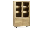 Vitrine-2-portes-Puerto-lamulux-122cm-Maxfurn