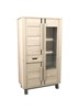 Vitrine-rangement-3-portes-1-tiroir-bois-Garden-chene-massif-placage-brut-brosse-metal-noir-353-7815