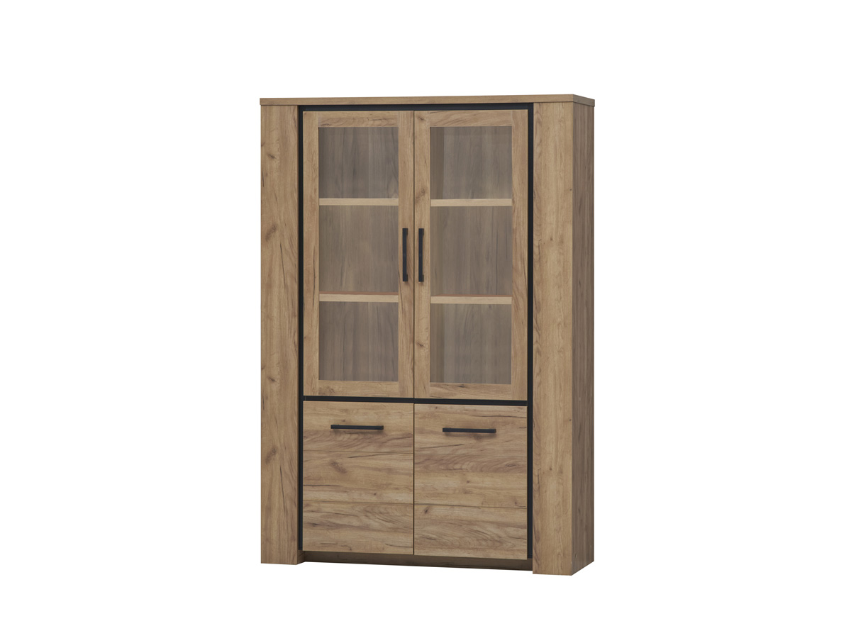 Vitrine-sans-eclairage-Elio-decor-bois-french-oak-Oosterlynck