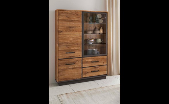 Vitrine-sans-eclairage-Pascal-melamine-castel-oak-sparrow-Dullaert