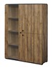Vitrine-sans-eclairage-Sharon-decor-bois-denver-oak-160cm-124cm-GBO
