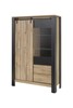 Vitrine-sans-eclairage-Simon-papier-decor-scarlet-oak-118cm-GBO
