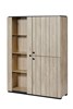 Vitrine-sans-eclairage-Tommy-decor-bois-each-oak-01-GBO