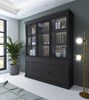 Vitrine-sans-eclairage-Valencia-melamine-black-oak-181cm-3-portes-vitrees-Dullaert
