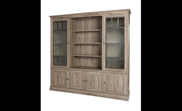 Vitrine-vaisselier-6-portes-York-decor-bois-chene-K550-WV2-215cm-Meubar